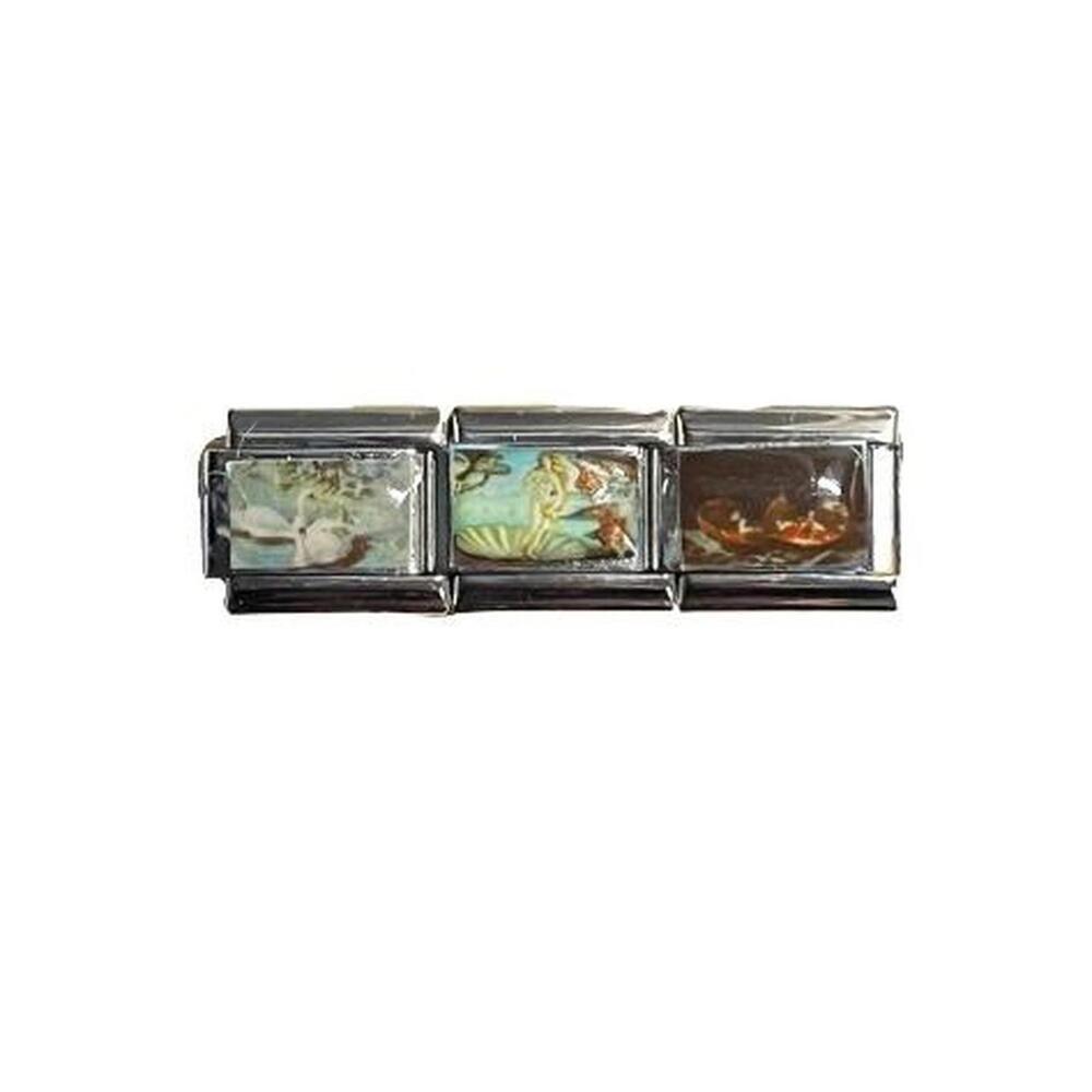 Aphrodite 3 set charm (swan, Aphrodite, pomegranate)